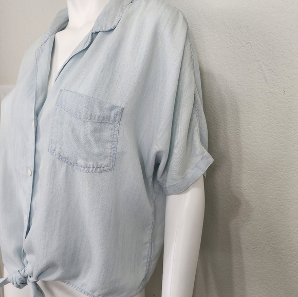 NWT‎ Rails Blue Boho Coastal Cowgirl Top Size M - Picture 8 of 11